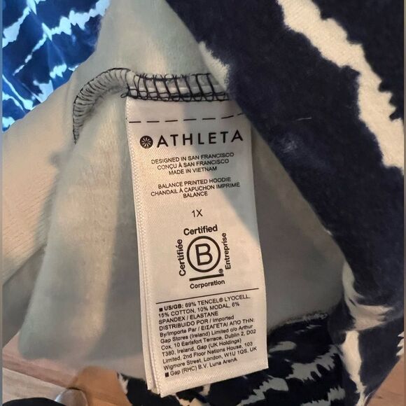 ATHLETA BALANCE PRINTED HOODIE - Picture 5 of 6